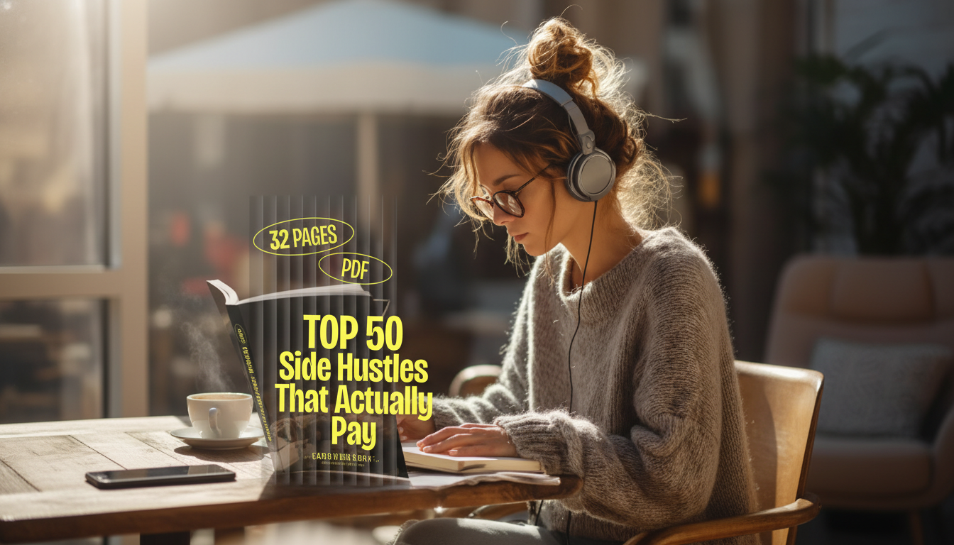 50 Side Hustles That Actually Pay (Gigs, Freelance, Passive)