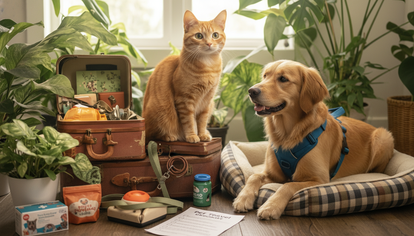 Pet Travel Packing Checklist: Safer Trips for Dogs & Cats