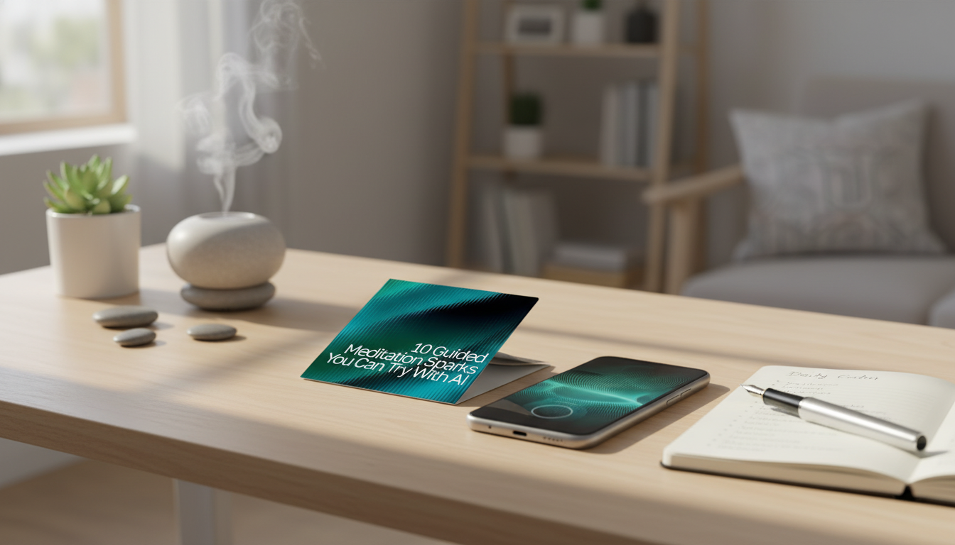10 AI Meditation Sparks + Daily Checklist for Calm