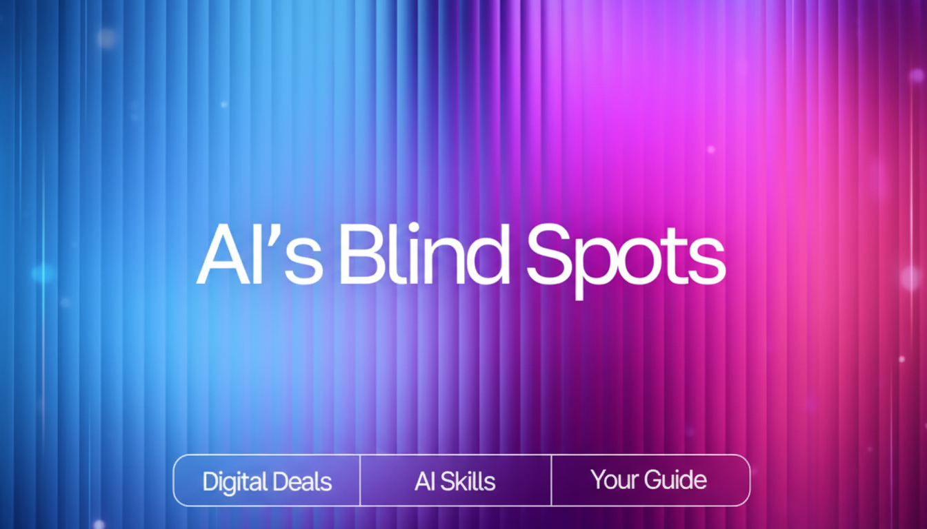 AI Blind Spots: Limits, Bias & Safe Use Checklist