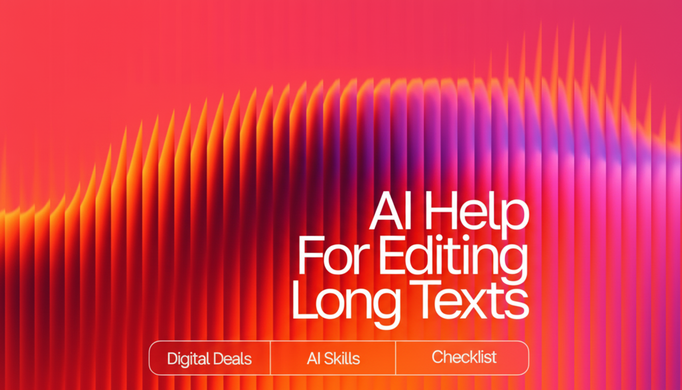 AI Editing Checklist for Long Documents (Fast-to-Deep)