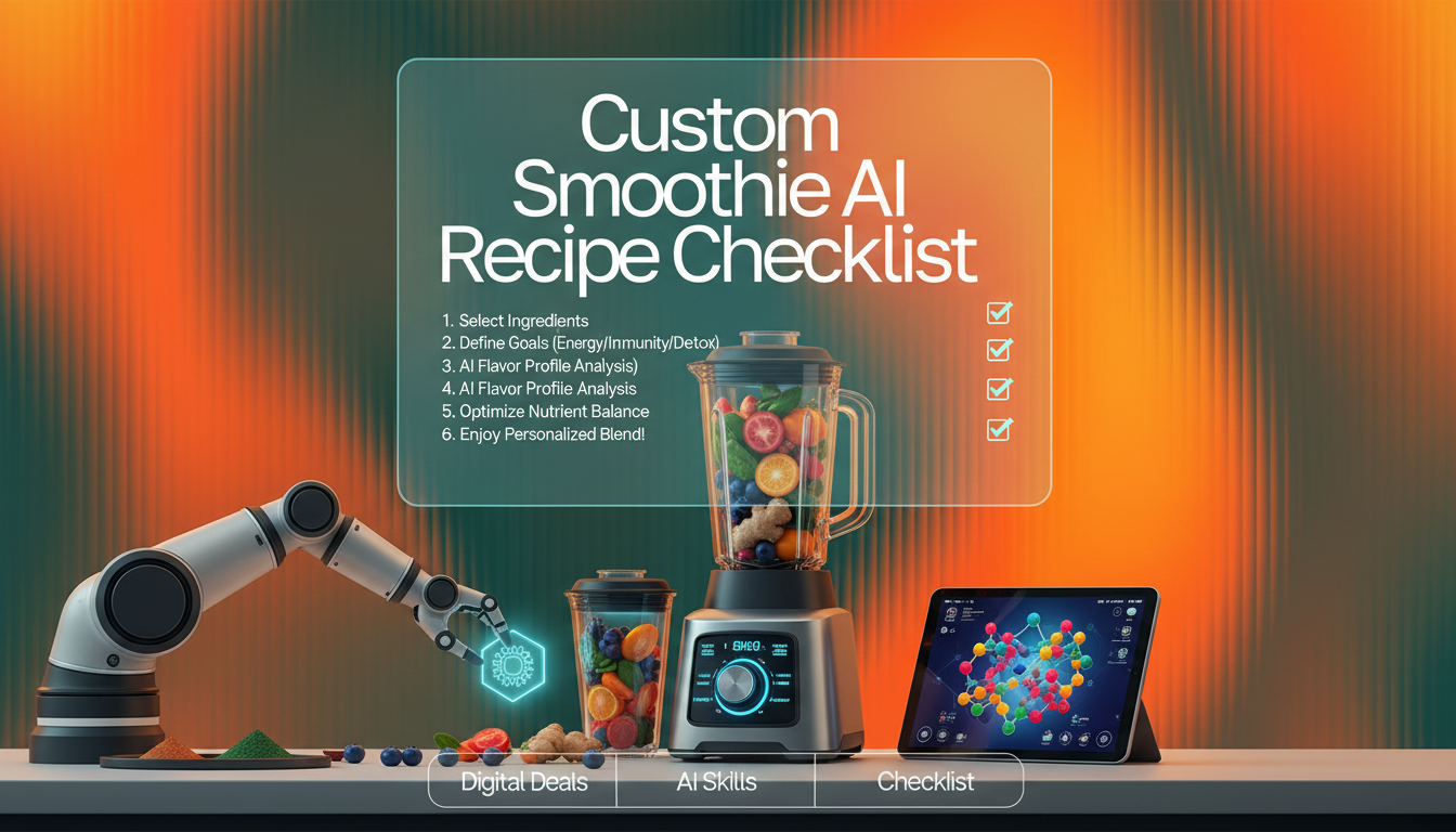 Build Perfect Smoothies with a Simple AI-Style Checklist