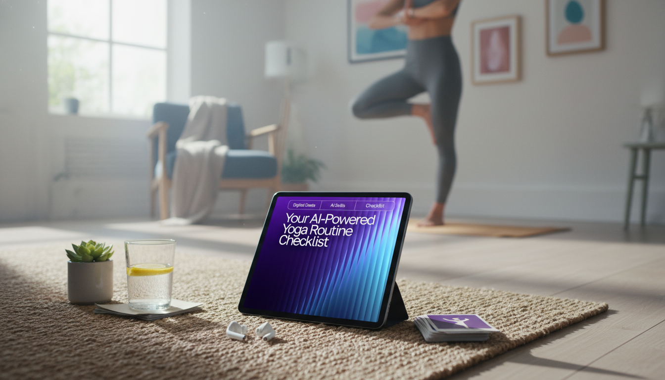 AI Yoga Routine Checklist: Custom Flows + Meditation